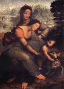 LEONARDO da Vinci The Virgin and the Nino with Holy Ana china oil painting artist